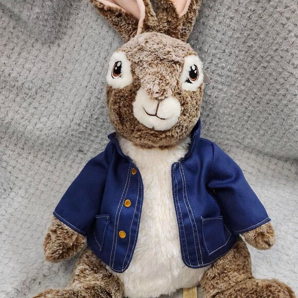 DanDee Peter Rabbit Plush Collection Stuffed Animal w Blue Coat 24 Inches - Picture 2 of 6